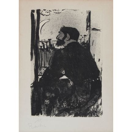 亨利·德·图卢兹-洛特雷克（1864-1901），《不眠之夜》，选自《古老的故事》，1893年 [W
