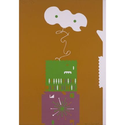 Harold Town (1924-1990), MASK MACHINE, BROWN, 1970