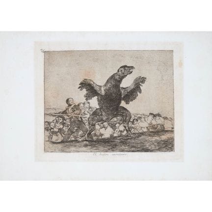 弗朗西斯科·何塞·德·戈雅·伊·卢西恩特斯（1746-1828），《食肉秃鹫》（EL BUITRE 