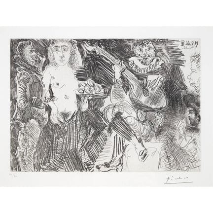 巴勃罗·毕加索（1881-1973），《乡村小夜曲》，1966年 [B. 1444； B.A. 14