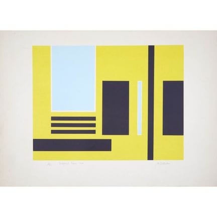 威廉·费瑟斯顿（1927-2009），《雕塑形式》，1970年，纸本，19.7 x 26.9 英寸 