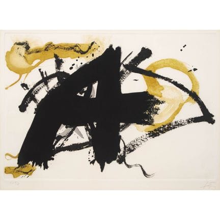 安东尼·塔皮埃斯（1923-2012），《A FROM APARICIONS》，1982年 [G. 