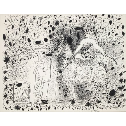 Pablo Picasso (1881-1973), L'ÉCUYÈRE (THE CIRCUS R