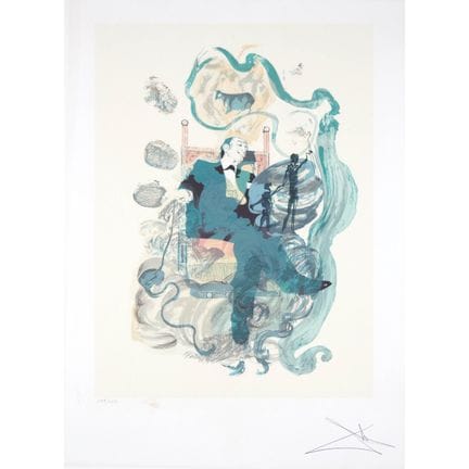 萨尔瓦多·达利（1904-1989），《达利的梦》，1978年 [F. 78-3]，签名并编号为14