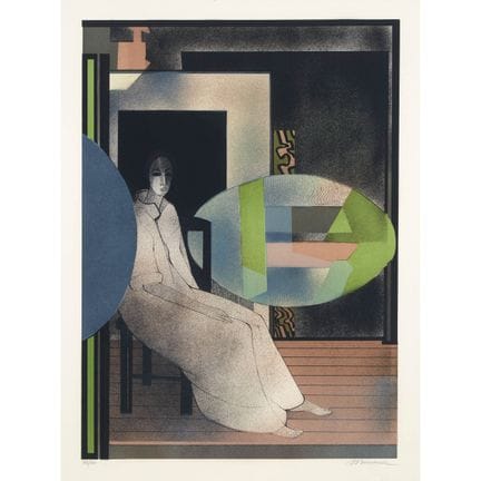 安德烈·米诺（André Minaux，1923-1986），《半影》（PÉNOMBRE），约196