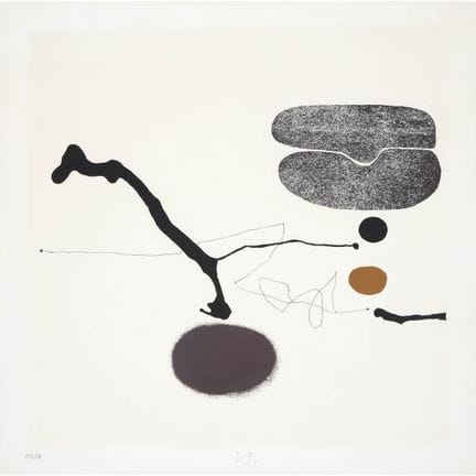 维克多·帕斯莫尔（1908-1998），《线性发展第5号》，1970年，附有艺术家签名缩写，标注日期