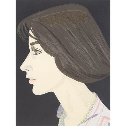 亚历克斯·卡茨（生于1927年），《苏珊》，1976年 [M. 90]，罗马数字签名并编号“XV/L