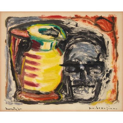 Paul-Vanier Beaulieu (1910-1996), SKULL, plate 7.9