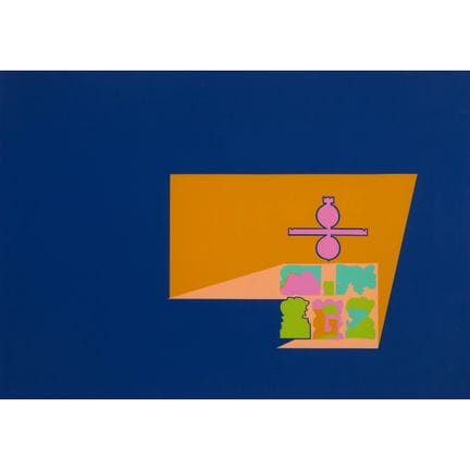 Harold Town (1924-1990), SKY STAGE, 1970, 28.25 x 