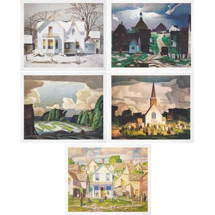阿尔弗雷德·约瑟夫（A.J.）·卡森，OSA，PRCA（1898-1992），《安大略画册第一辑》，