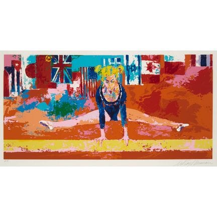 勒罗伊·尼曼（1921-2012），《体操运动员》， 1976年，署名并标注“AP”（艺术家试印版）