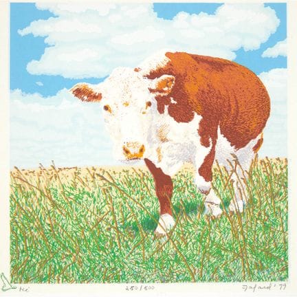 约瑟夫·伊冯·法法尔德，RCA（1942-2019），HI，1979年，图像尺寸 5.5 x 5.5