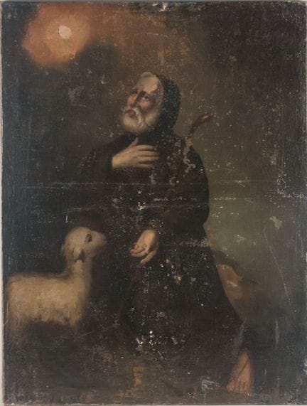 Spanish or Novo-Hispanic school, XVII century. Sai