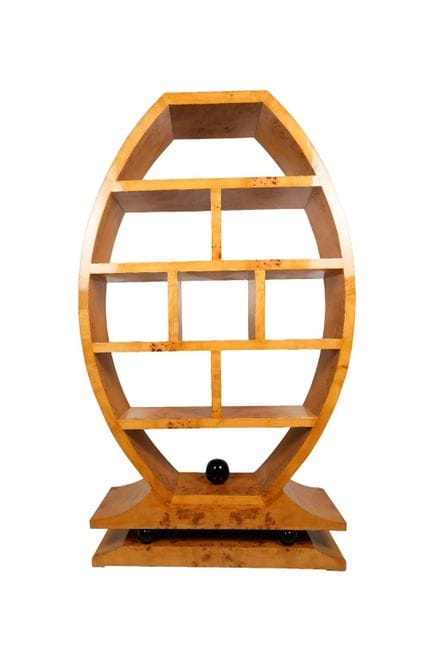Bibliothèque de style Art déco. Réalisée en bois p