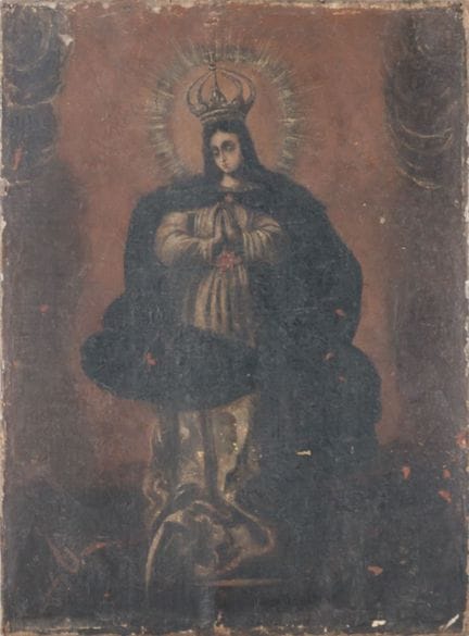 Novo-Hispanic school, XVIII century. Immaculate Co