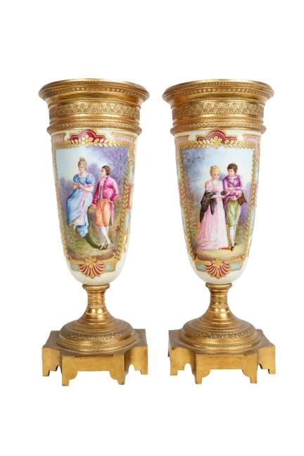 Paire de coupes, France, XIXe siècle. Réalisées en