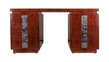 Design office table, S. XX. Made of veneered wood 