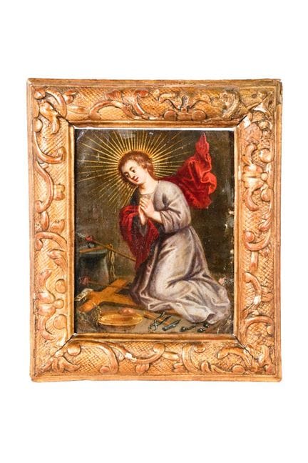 Spanish School, 18th century. Angel of the Passion