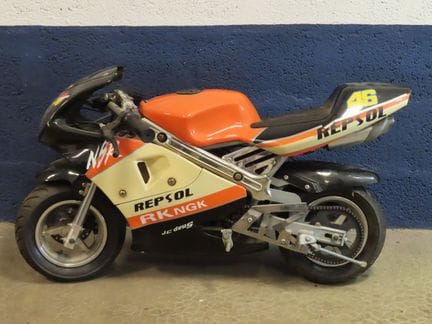 REPSOL RK NGK 46 children's mini-race bike (Piwi-s