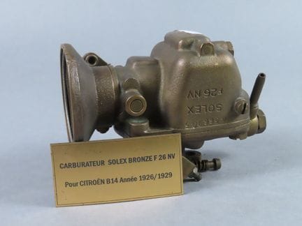 SOLEX F26 NV bronze carburetor, No. 4366905, for t
