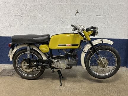 JAWA, MUSTANG model, type 23 M. Moped (50 cm³ engi