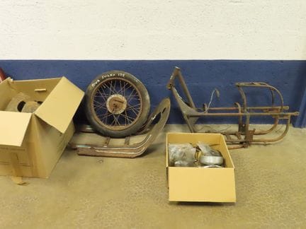 RIVA SPORT INDUSTRIES. SULKY model. Set of spare p