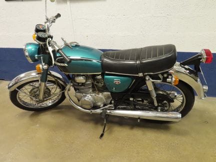 HONDA CB350 MOTORCYCLE. First registration: 10/15/