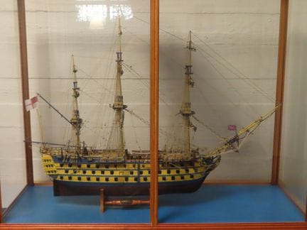 Maquette navale du HMS Victory, le fameux navire a