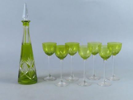 CRISTAL NANCY France. Service comprenant une caraf