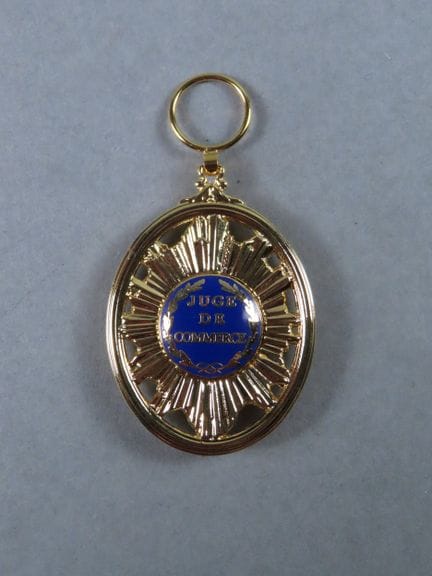 FRANCE. Insigne de juge consulaire/de commerce - m