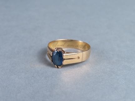 Bague chevalière de mariage pour homme en or jaune