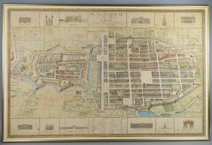 Nicolas BELPREY (1713-1786). Plan général des deux