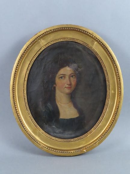 Ecole française du XVIIIe siècle. Portrait de Thér