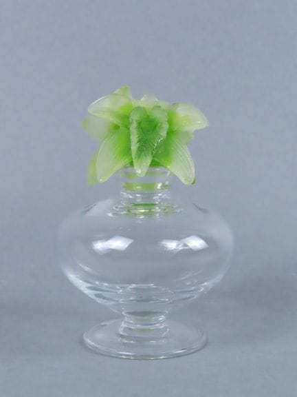 DAUM France. Flacon de parfum "Orchidée" en crista