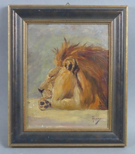 Théodore HAAS (1861-1933), Alsace-Lorraine. Lion e