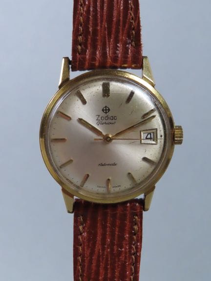 ZODIAC, Switzerland. Glorious. Wristwatch with a c