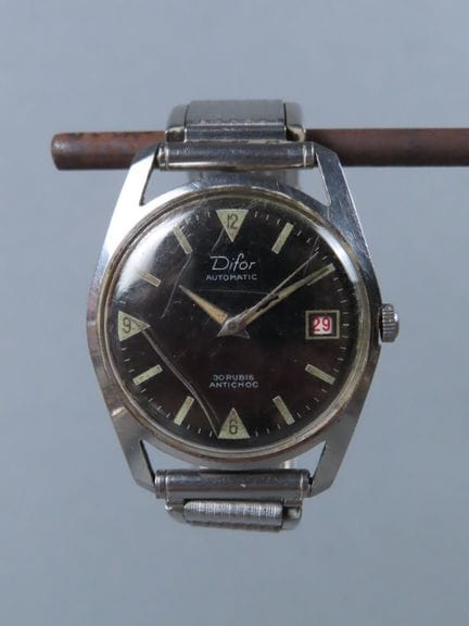 DIFOR, France. Automatic. Diver’s-style wristwatch