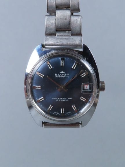 ELOGA, Switzerland. Automatic. Wristwatch with a t