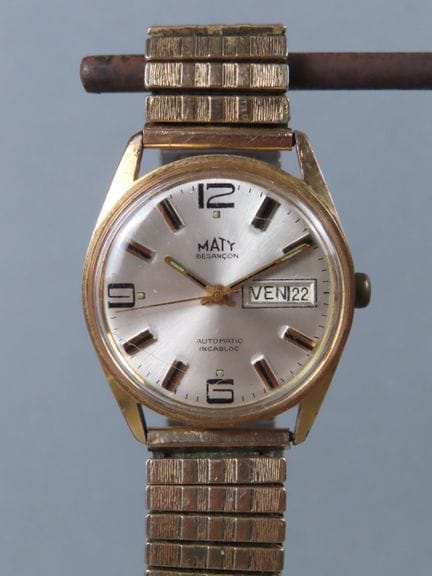 MATY, Besançon (France). Automatic. Wristwatch wit