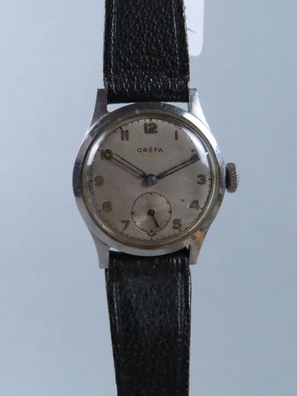 OREFA, France. Anti-magnetic. Military-style wrist