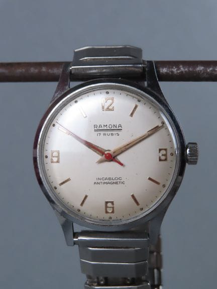 RAMONA, Switzerland. A lovely wristwatch with a ci