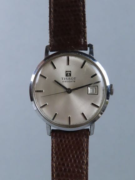 TISSOT, Switzerland. Visodate. Wristwatch with a c