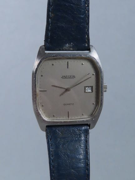 JAEGER, Switzerland. Quartz. Wristwatch with a bru