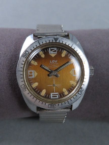 LOV, France. Espadon. Diver’s-style wristwatch wit