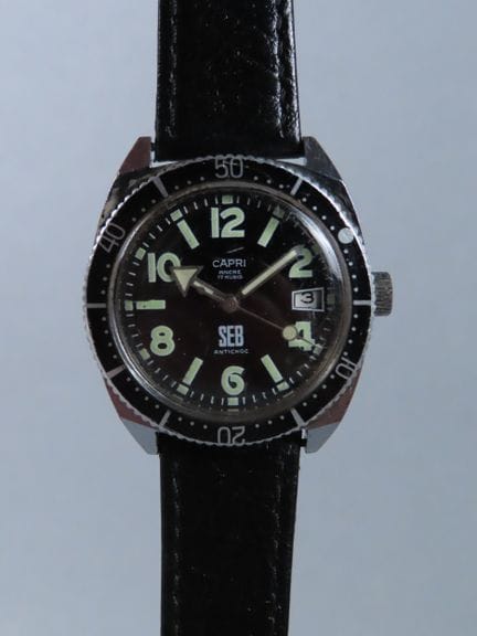 CAPRI. "SEB" promotional wristwatch, diver's style