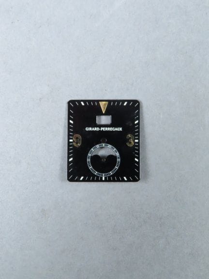 Rectangular dial for a GIRARD-PERREGAUX chronograp
