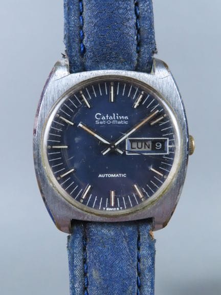 CATALINA, Switzerland. Set-O-Matic. Wristwatch wit