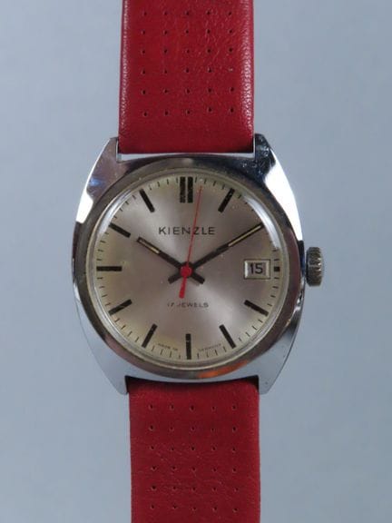KIENZLE, Germany. Wristwatch with a chrome-plated 