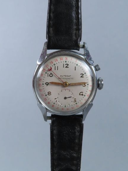 AUTODAT. An interesting "Pointer Date" wristwatch 