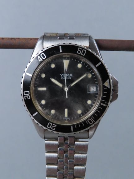 YEMA, Paris (France). Superman-style wristwatch wi